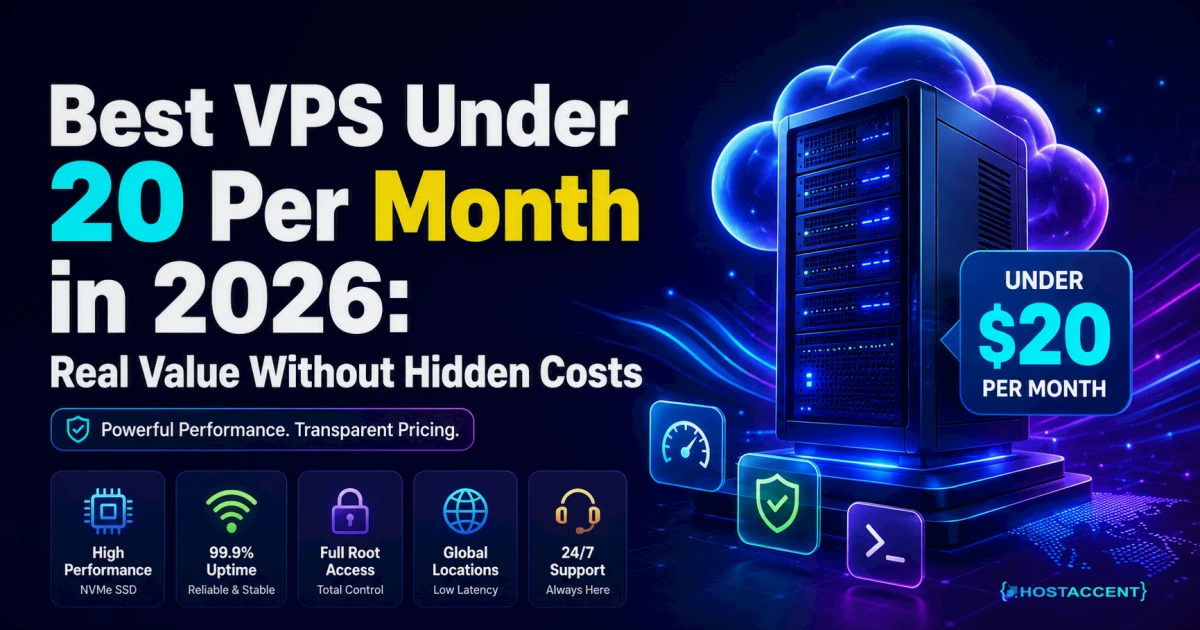 Best VPS Under 20 Per Month in 2026: Real Value Without Hidden Costs