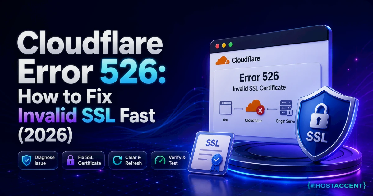 Cloudflare Error 526: How to Fix Invalid SSL Fast (2026)