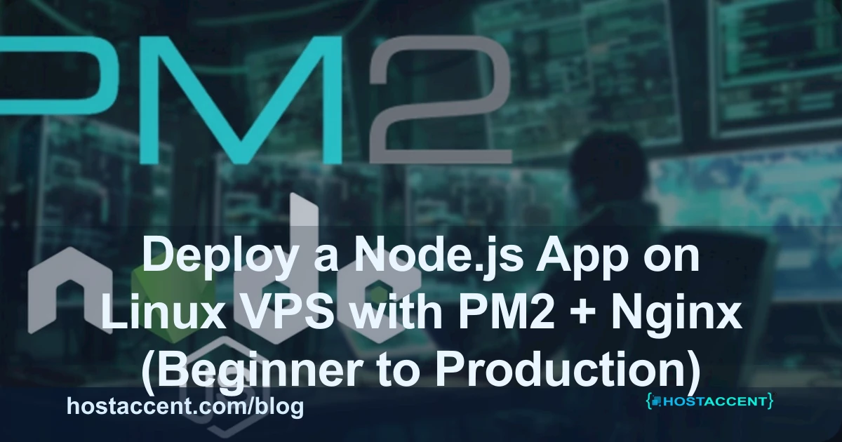 Deploy Node.js App on Linux VPS: PM2 + Nginx Beginner Guide