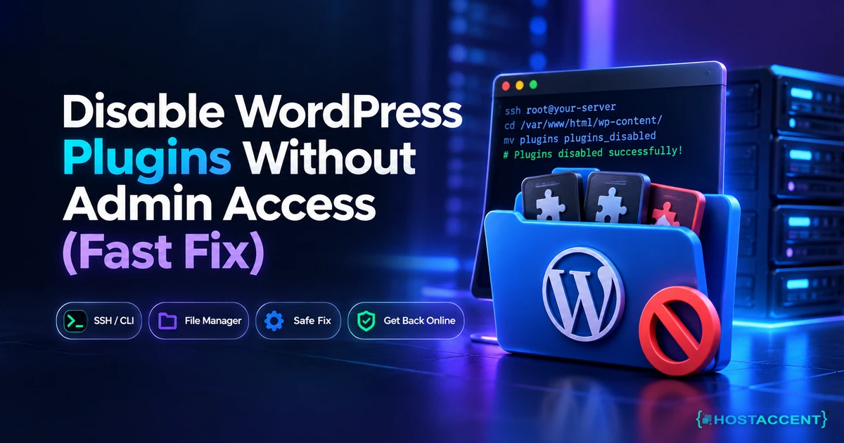 Disable WordPress plugins without admin access using FTP, cPanel File Manager or phpMyAdmin on a locked-out site