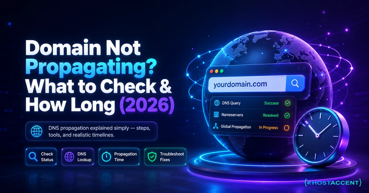 Domain Not Propagating? What to Check & How Long (2026)