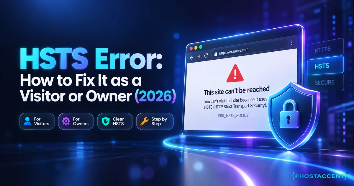 HSTS Error: How to Fix It as a Visitor or Owner (2026)