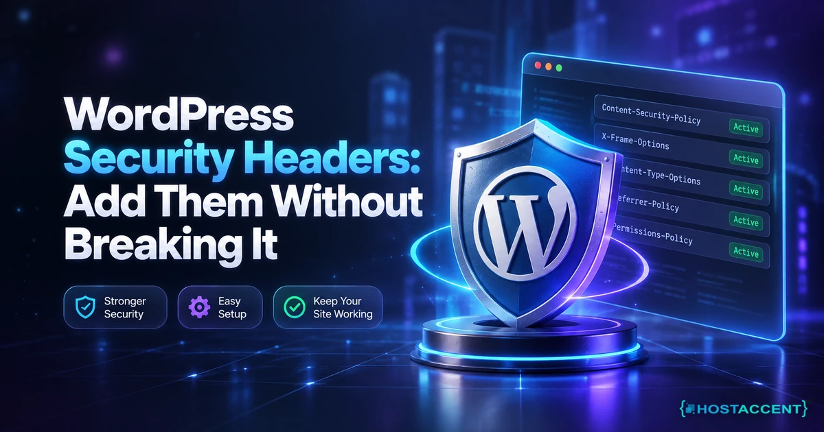 WordPress security headers set in .htaccess and tested in a browser, with the block editor still working in 2026