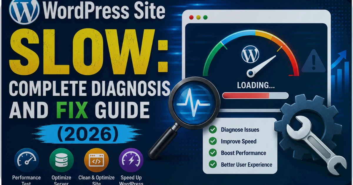 WordPress Site Slow: Complete Diagnosis and Fix Guide (2026)