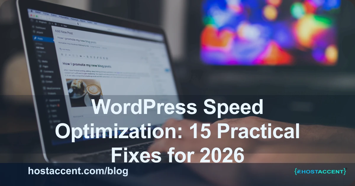 WordPress speed optimization 2026 – 15 practical fixes for fast loading sites